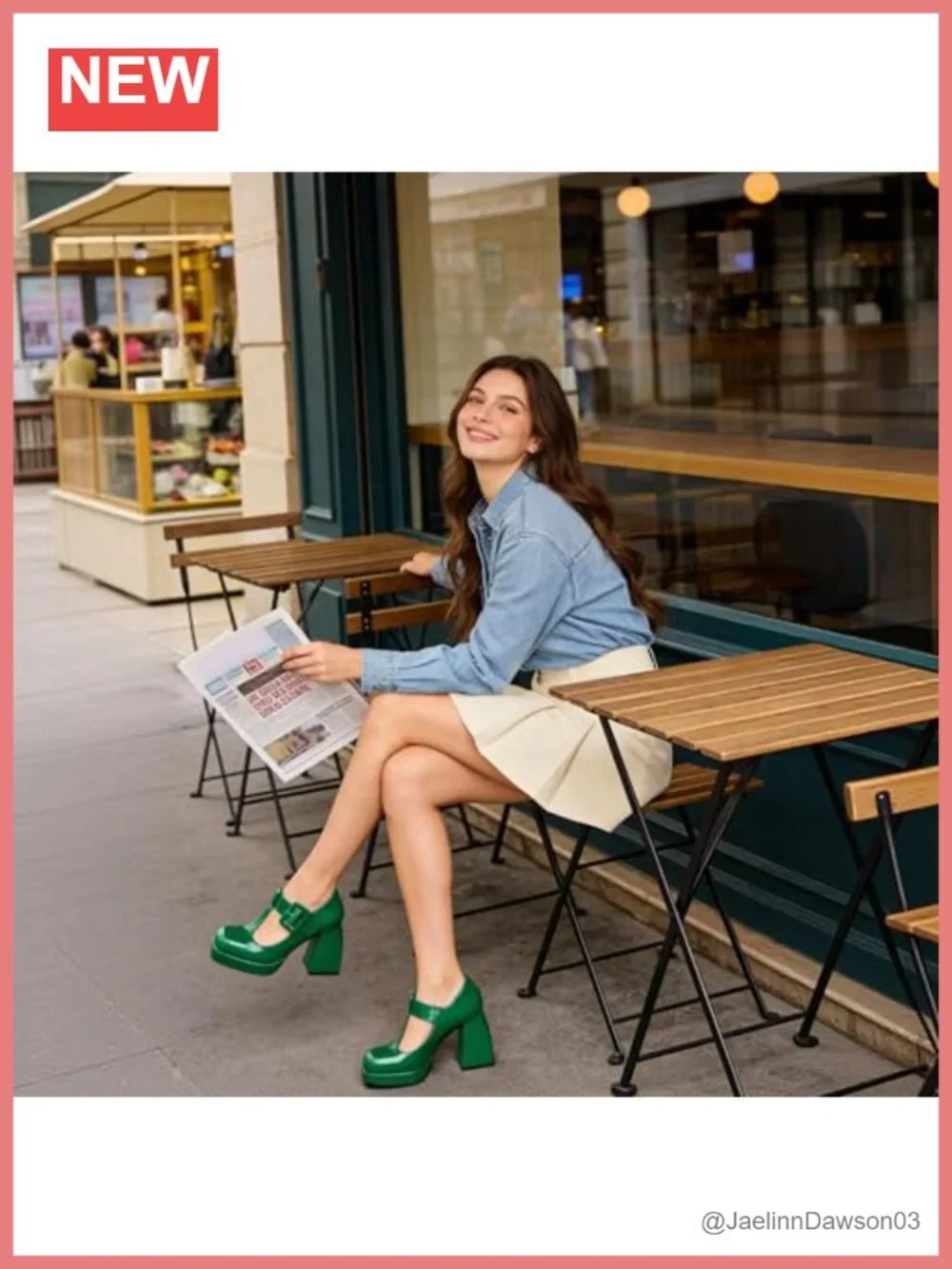 Women's Chunky Heel Platform Mary Jane Pumps Square Toe Microfiber Dress Shoes